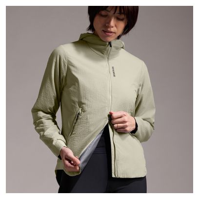 Gore Wear Concurve Windstopper Beige Hooded Jacket voor dames