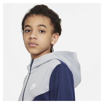 Veste Enfant Nike Sportswear Repeat Bleu Gris 