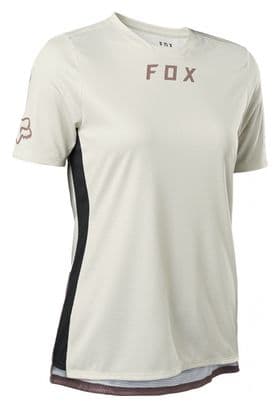 Fox Defend Women's Short Sleeve Jersey Sand