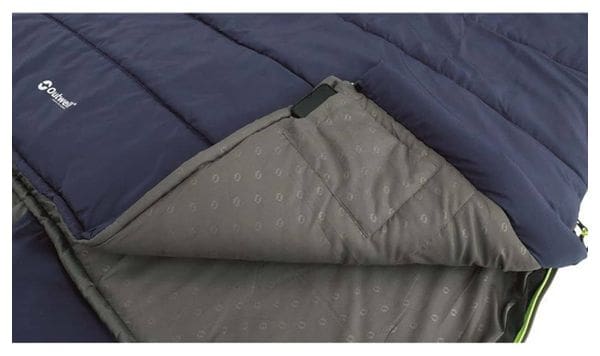 Outwell Sac de couchage double Contour Lux Bleu impérial