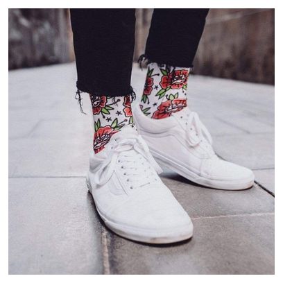 Socks n' Roses - Chaussettes Graphiques Techniques Coolmax - Cyclisme  Running et Sport