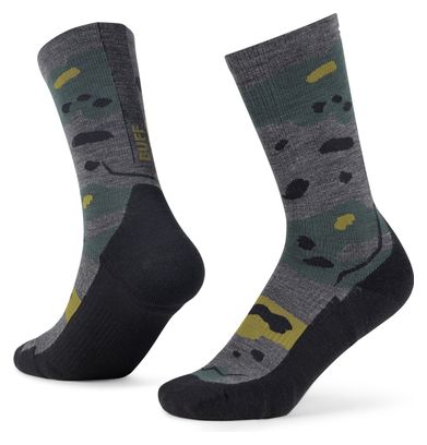 Calze Buff Mid LW Merino Grigio