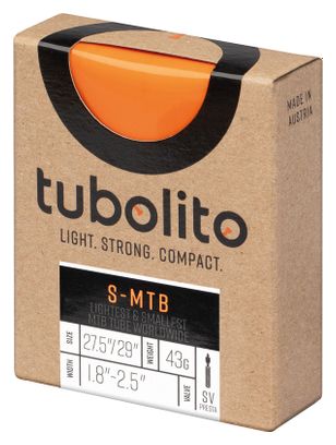Chambre à Air Allégée Tubolito S-Tubo MTB 27.5''/29'' Presta 42 mm