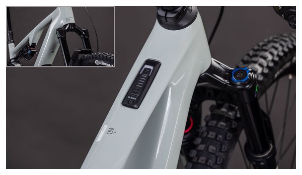VTT Électrique Tout-Suspendu Cube AMS Hybrid One44 C:62 Race 400X Sram 12V 400 Wh Bosch 60 Nm 29'' Vert Beige Reed 2026
