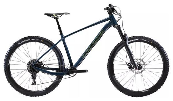 VTT Semi-Rigide Rockrider AM 100 Hardtail 27.5'' Plus Bleu