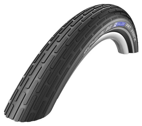 SCHWALBE Outdoor Reifen Fat Frank 26 X 2.35 Schwarz Reflexion