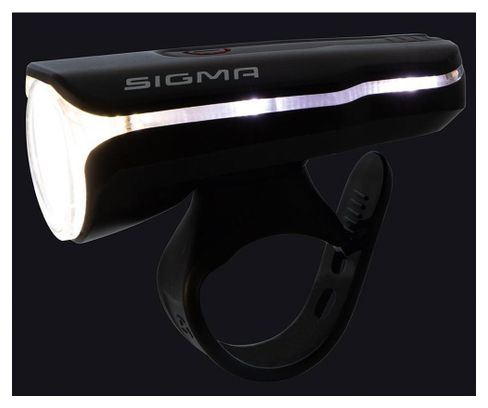 Éclairage Avant Sigma Aura 60 USB Noir