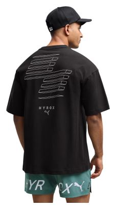 Puma x Hyrox Lifestyle-T-Shirt, schwarz, für Herren