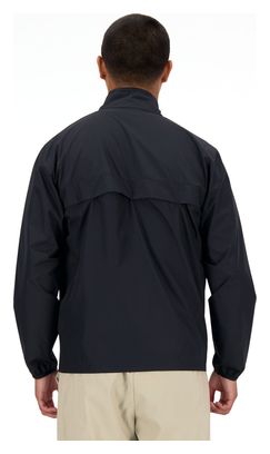 Chaqueta Cortaviento New Balance Sport Essentials Negra Hombre