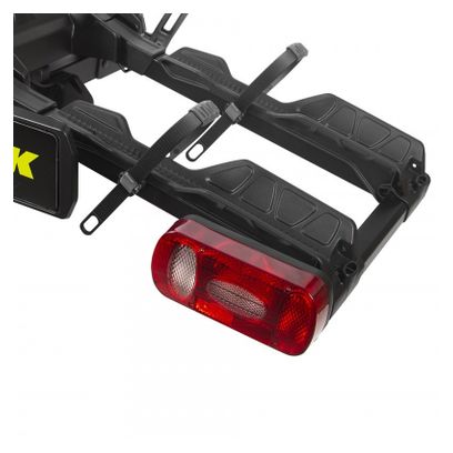 Portabicicletas para bola de remolque Buzz Rack E-Scorpion Lite 2 - 13 pines - 2 bicicletas (compatible con bicicletas eléctricas) Negro