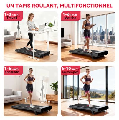 Loopband C1 Compact Zwart - 6 km/h - 2,5 pk - Opvouwbaar en draagbaar