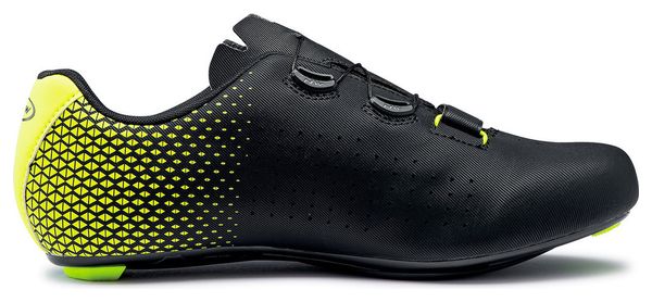 Northwave CORE PLUS 2 Schoenen Zwart/Geel Fluo Maat 47 - Gereviseerd product