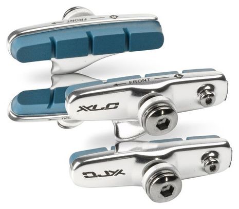 XLC BS-R02 Brake Pads with Bracket for Shimano Carbon Rim (2 Pairs)