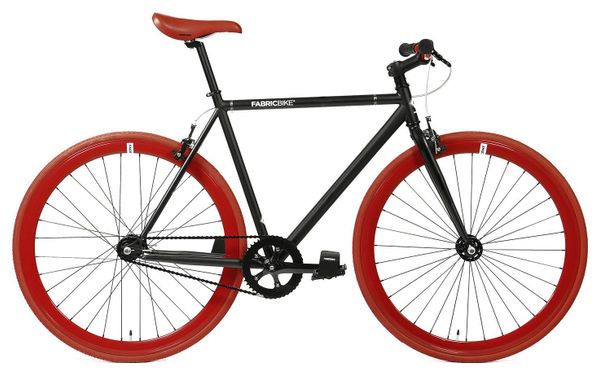 FabricBike Original -  Vélo Fixie 28  Matte Black et Red