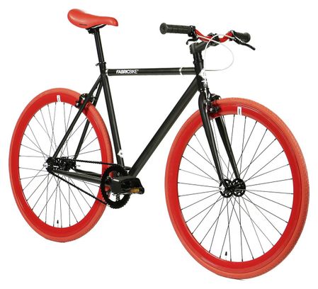 FabricBike Original -  Vélo Fixie 28  Matte Black et Red