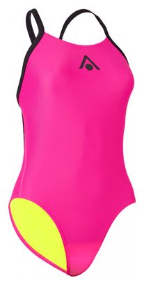 Aquasphere Essential Brede Rug Zwempak Roze / Zwart