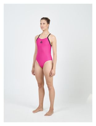 Aquasphere Essential Wide Back Broight Swimsuit Pink / Black