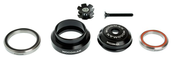  Serie Sterzo Semi integrata/Esterna WOODMAN AXIS SICR Q 1''1/8/1.5'' Nera