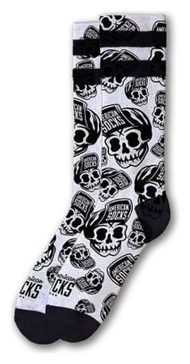 Skater Skull - Chaussettes Graphiques Techniques Coolmax - Cyclisme  Running et Sport