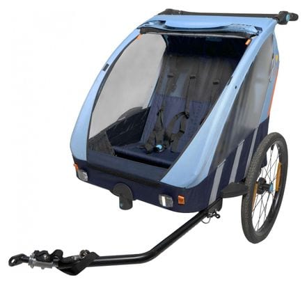 REMORQUE ENFANT 2 PLACES 20' TRAILBLAZER Light / Blue BELLELLI.