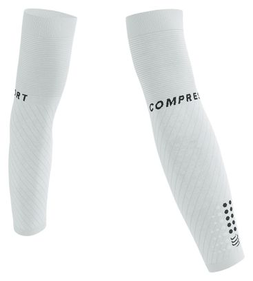 Manguitos Compressport Armforce Blanco