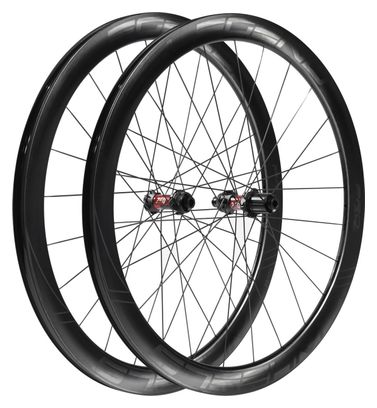 Paire de Roues Legend Wheels 45P Pro⁴ Limited - 12X100 - 12X142mm - DT 240 EXP - Disc Centerlock - Sram XDR