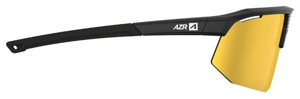 Lunettes AZR Arrow Coffret RX Noir - Ecran doré + 1 Ecran Incolore