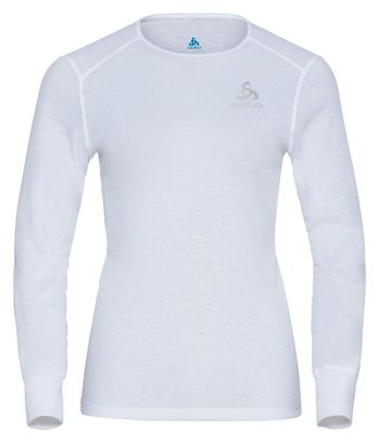 Langarm Jersey Odlo Active Warm Eco White Frauen