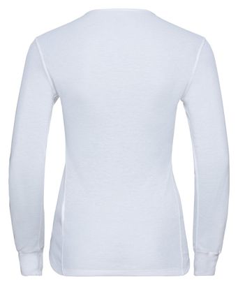 Langarm Jersey Odlo Active Warm Eco White Frauen