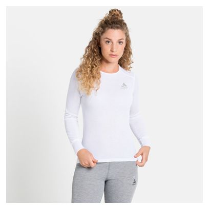Langarm Jersey Odlo Active Warm Eco White Frauen