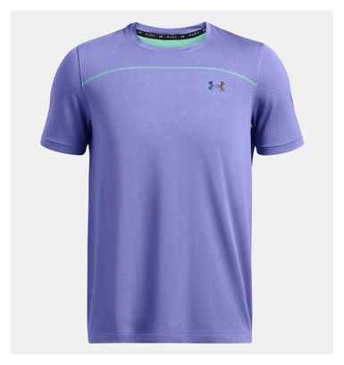 Camiseta de manga corta Under Armour Vanish Elite Seamless Wordmark Azul para hombre