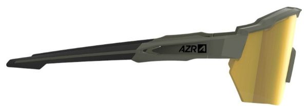 Lunettes AZR Race RX Kaki Mat/Noir / Ecran Hydrophobe Jaune 