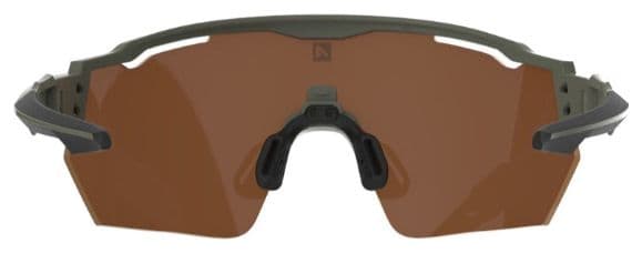 Race RX Goggles Khaki Matte/Black / Yellow Hydrophobic Lens