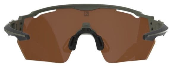 Lunettes AZR Race RX Kaki Mat/Noir / Écran Hydrophobe Jaune