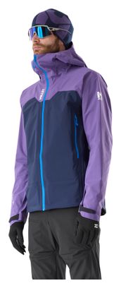 Chaqueta impermeable Millet Kamet Gore-Tex azul/morado para hombre