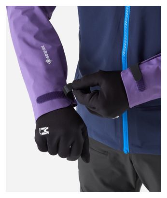Chaqueta impermeable Millet Kamet Gore-Tex azul/morado para hombre