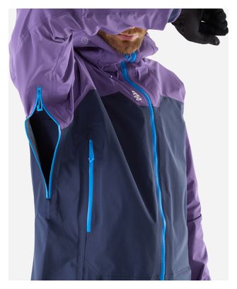 Chaqueta impermeable Millet Kamet Gore-Tex azul/morado para hombre