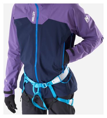 Chaqueta impermeable Millet Kamet Gore-Tex azul/morado para hombre