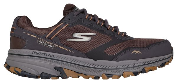 Skechers Waterproof Go Run Trail Altitude 2.0 Trail-Laufschuhe für Herren, braun