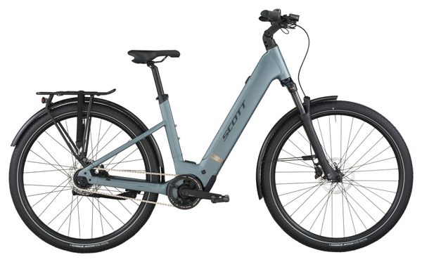 Scott Sub Tour eRide 40 Wave Shimano Nexus 5V 540Wh 700mm Blu Bicicletta elettrica da città
