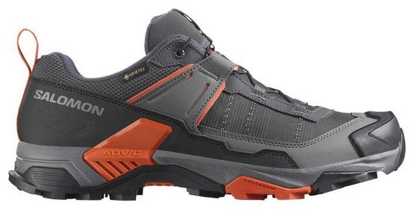 Salomon X Ultra 5 GTX Outdoor-Schuhe Grau/Rot für Männer