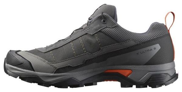 Salomon X Ultra 5 GTX Outdoor-Schuhe Grau/Rot für Männer