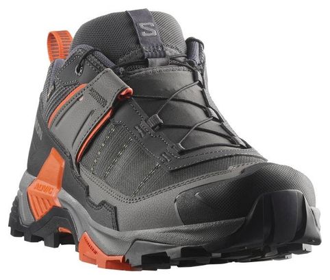 Salomon X Ultra 5 GTX Outdoor-Schuhe Grau/Rot für Männer