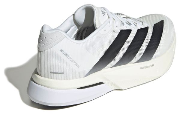 Chaussures Running adidas Adizero Boston 13 Blanc/Noir Homme