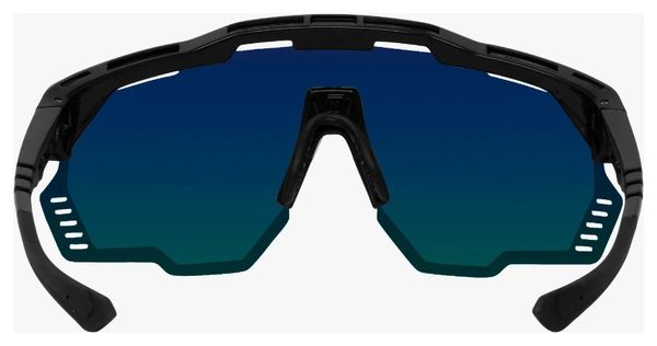 SCICON Aeroshade Kunken Brille Schwarz Hochglanz / Spiegelblau