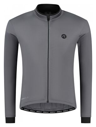 Maillot Manches Longues Velo Rogelli Essential - Homme - Graphite