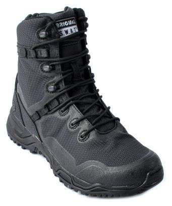 Original S. W. A. T. de tactique et de chaussures de travail  Alpha Fury est un 8  et ils zip Noir