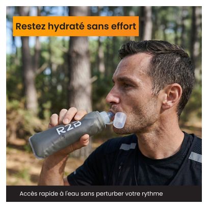 R2B Soft Flask 250 ML - Gourde Souple - Bouteille pliable - Flasque trial