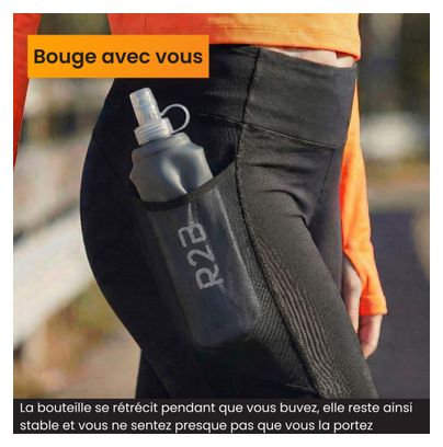 R2B Soft Flask 250 ML - Gourde Souple - Bouteille pliable - Flasque trial