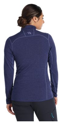 Women's Rab Ascendor Light Navy Half Zip Fleece Pullover